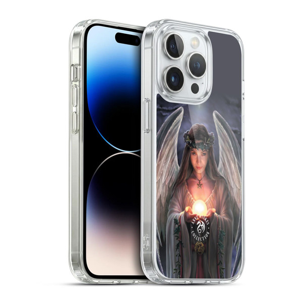 Anne Stokes Yule Angels Soft Gel Case for Apple iPhone 14 Pro & MagSafe