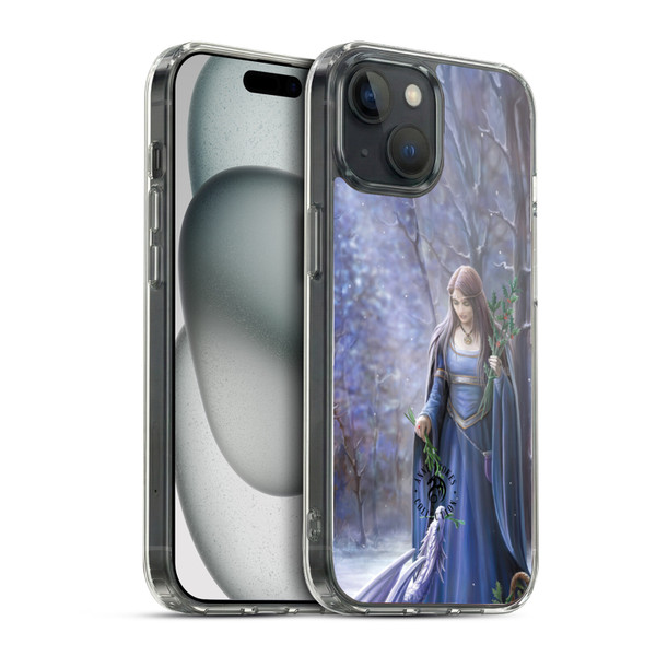 Anne Stokes Yule Solstice Gathering Soft Gel Case for Apple iPhone 15 & MagSafe