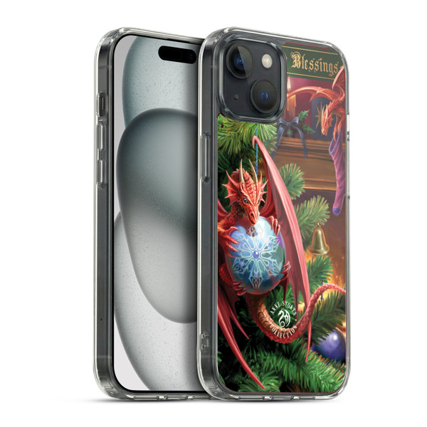 Anne Stokes Yule Magical Arrival Soft Gel Case for Apple iPhone 15 Plus & MagSafe