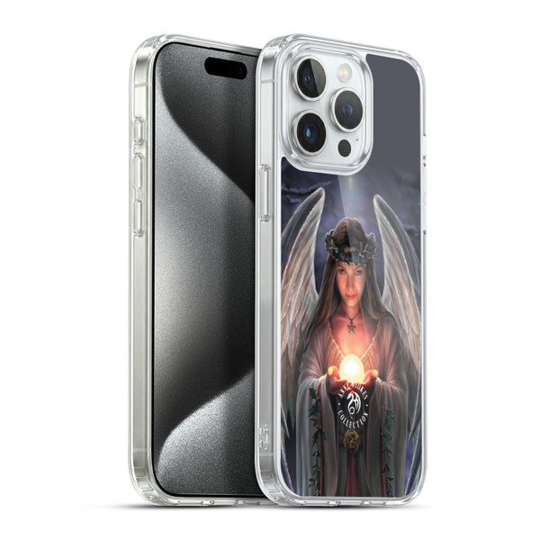 Anne Stokes Yule Angels Soft Gel Case for Apple iPhone 15 Pro Max & MagSafe
