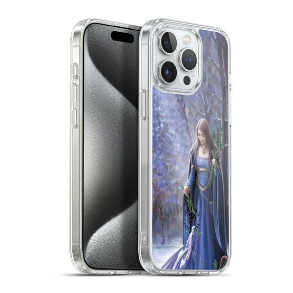 Anne Stokes Yule Solstice Gathering Soft Gel Case for Apple iPhone 15 Pro Max & MagSafe