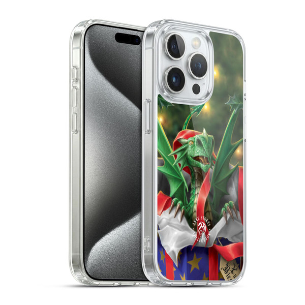 Anne Stokes Yule Surprise Gift Soft Gel Case for Apple iPhone 15 Pro & MagSafe