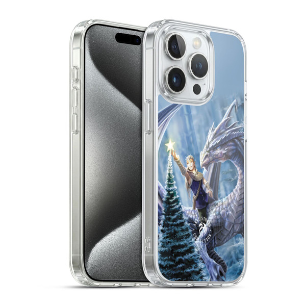 Anne Stokes Yule Winter Fantasy Soft Gel Case for Apple iPhone 15 Pro & MagSafe