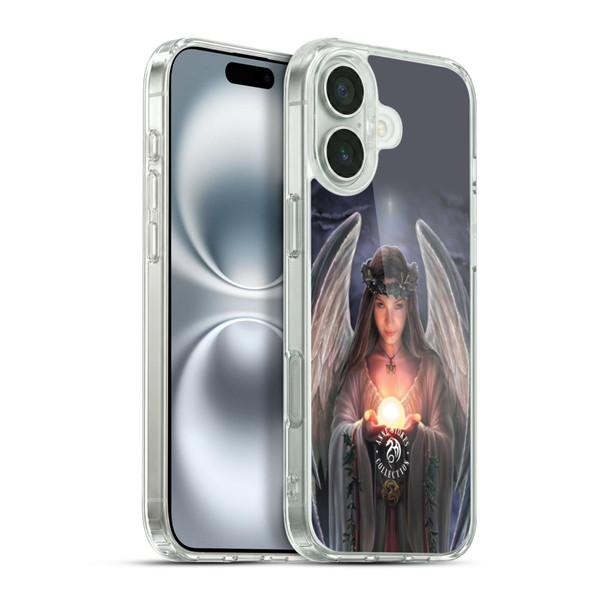 Anne Stokes Yule Angels Soft Gel Case for Apple iPhone 16 Plus & MagSafe