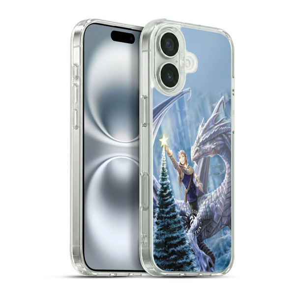 Anne Stokes Yule Winter Fantasy Soft Gel Case for Apple iPhone 16 Plus & MagSafe