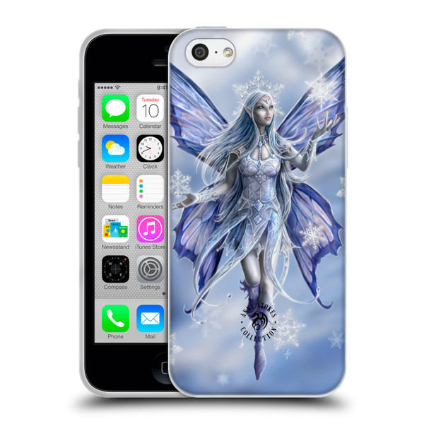 Anne Stokes Yule Snow Fairy Soft Gel Case for Apple iPhone 5c