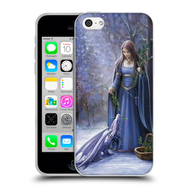 Anne Stokes Yule Solstice Gathering Soft Gel Case for Apple iPhone 5c