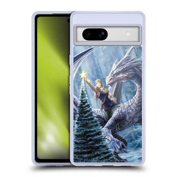 Anne Stokes Yule Winter Fantasy Soft Gel Case for Google Pixel 7a