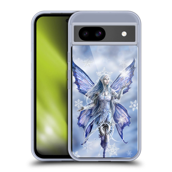 Anne Stokes Yule Snow Fairy Soft Gel Case for Google Pixel 8a