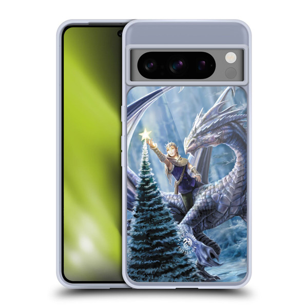 Anne Stokes Yule Winter Fantasy Soft Gel Case for Google Pixel 8 Pro