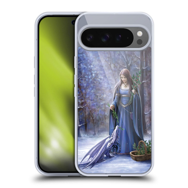 Anne Stokes Yule Solstice Gathering Soft Gel Case for Google Pixel 9 Pro XL