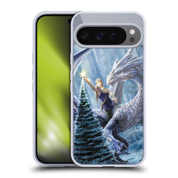 Anne Stokes Yule Winter Fantasy Soft Gel Case for Google Pixel 9 Pro XL