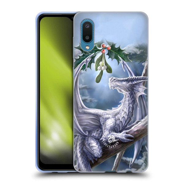 Anne Stokes Yule Snow Dragon Soft Gel Case for Samsung Galaxy A02/M02 (2021)