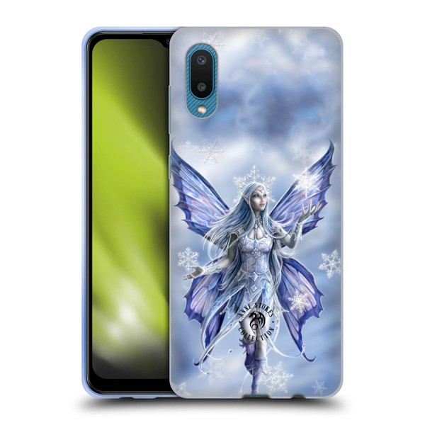Anne Stokes Yule Snow Fairy Soft Gel Case for Samsung Galaxy A02/M02 (2021)