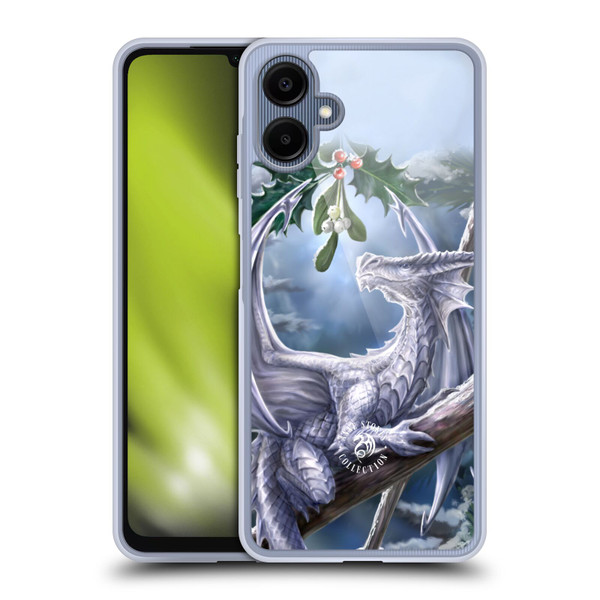 Anne Stokes Yule Snow Dragon Soft Gel Case for Samsung Galaxy A06 4G