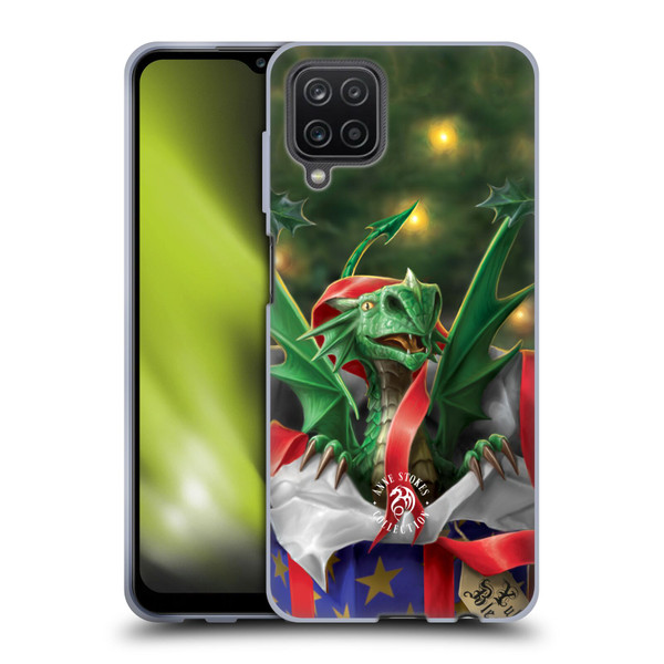 Anne Stokes Yule Surprise Gift Soft Gel Case for Samsung Galaxy A12 (2020)