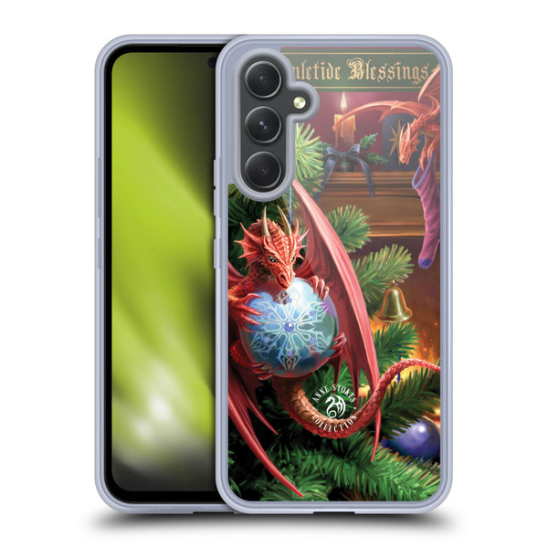 Anne Stokes Yule Magical Arrival Soft Gel Case for Samsung Galaxy A54 5G