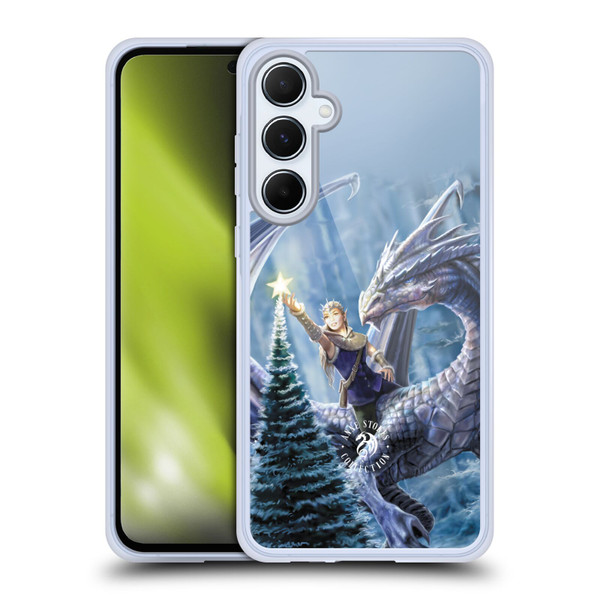 Anne Stokes Yule Winter Fantasy Soft Gel Case for Samsung Galaxy A55 5G