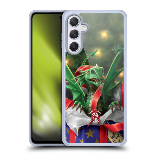 Anne Stokes Yule Surprise Gift Soft Gel Case for Samsung Galaxy M54 5G