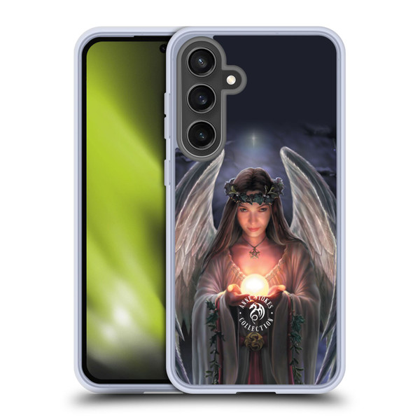 Anne Stokes Yule Angels Soft Gel Case for Samsung Galaxy S24 FE