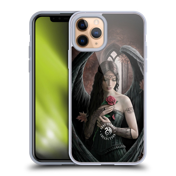 Anne Stokes Angels Rose Soft Gel Case for Apple iPhone 11 Pro