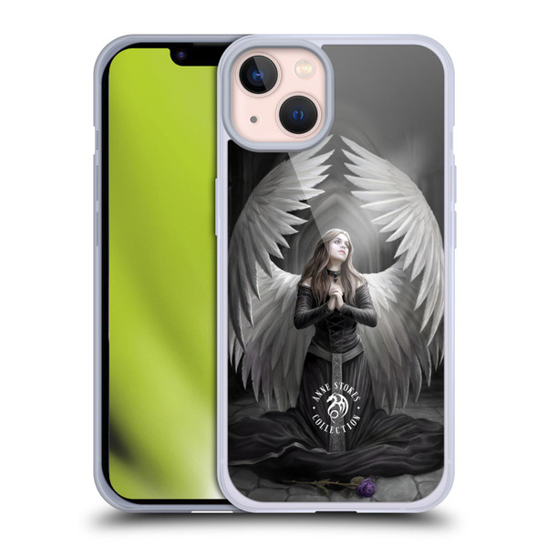 Anne Stokes Angels Prayer For The Fallen Soft Gel Case for Apple iPhone 13