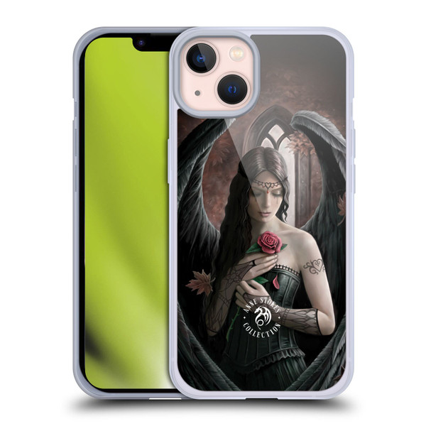 Anne Stokes Angels Rose Soft Gel Case for Apple iPhone 13