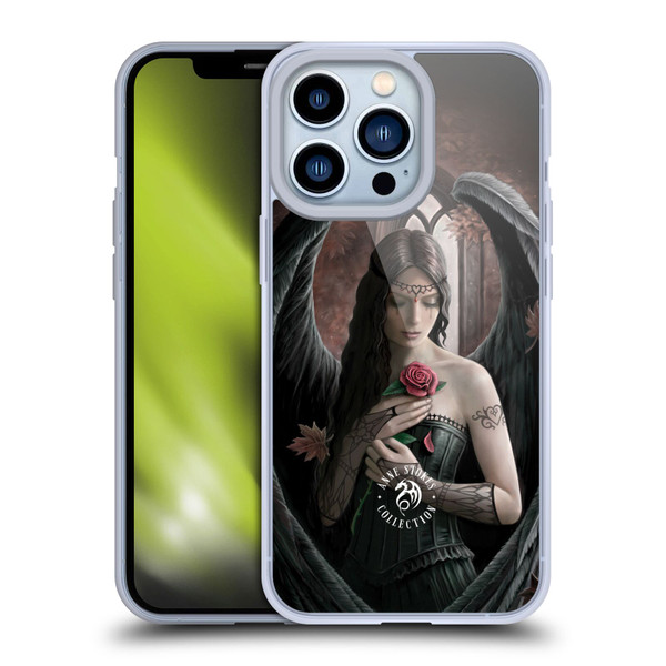 Anne Stokes Angels Rose Soft Gel Case for Apple iPhone 13 Pro