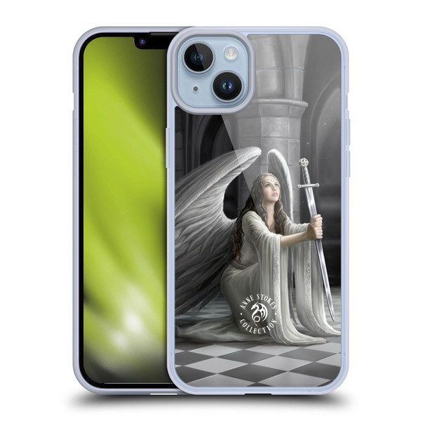 Anne Stokes Angels The Blessing Soft Gel Case for Apple iPhone 14 Plus
