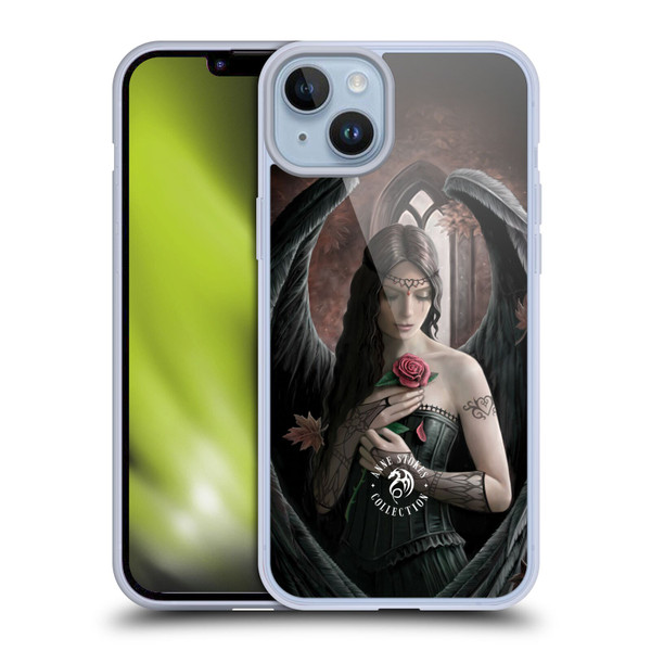 Anne Stokes Angels Rose Soft Gel Case for Apple iPhone 14 Plus