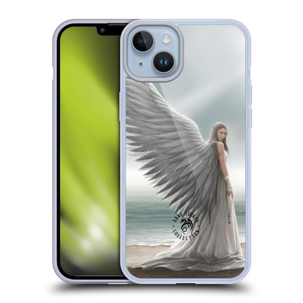 Anne Stokes Angels Spirit Guide Soft Gel Case for Apple iPhone 14 Plus