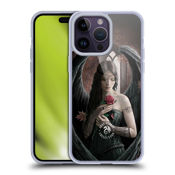 Anne Stokes Angels Rose Soft Gel Case for Apple iPhone 14 Pro Max