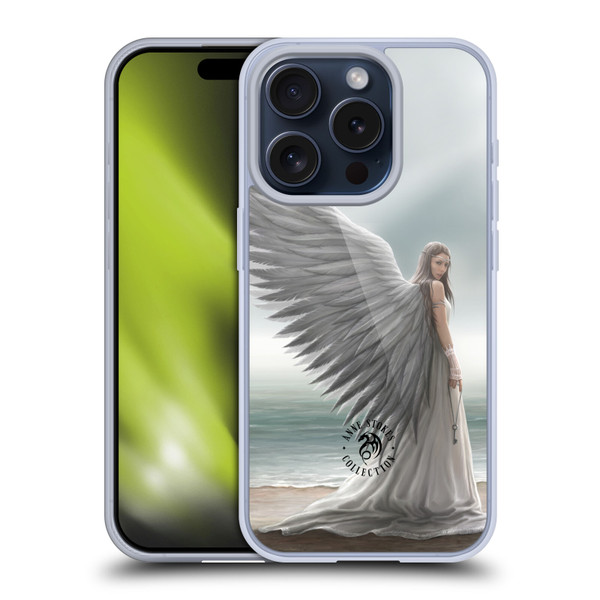 Anne Stokes Angels Spirit Guide Soft Gel Case for Apple iPhone 15 Pro