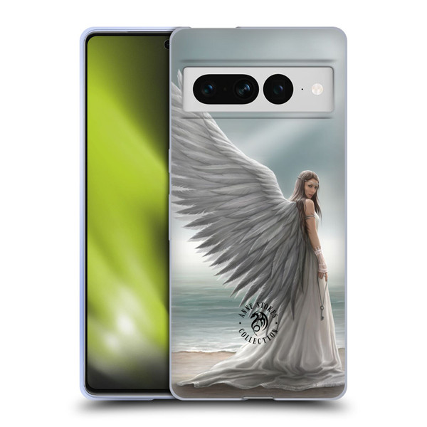 Anne Stokes Angels Spirit Guide Soft Gel Case for Google Pixel 7 Pro