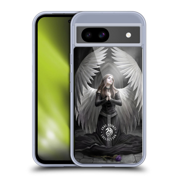 Anne Stokes Angels Prayer For The Fallen Soft Gel Case for Google Pixel 8a