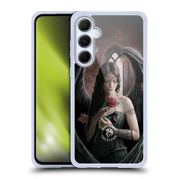 Anne Stokes Angels Rose Soft Gel Case for Samsung Galaxy A55 5G
