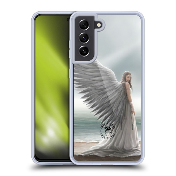 Anne Stokes Angels Spirit Guide Soft Gel Case for Samsung Galaxy S21 FE 5G