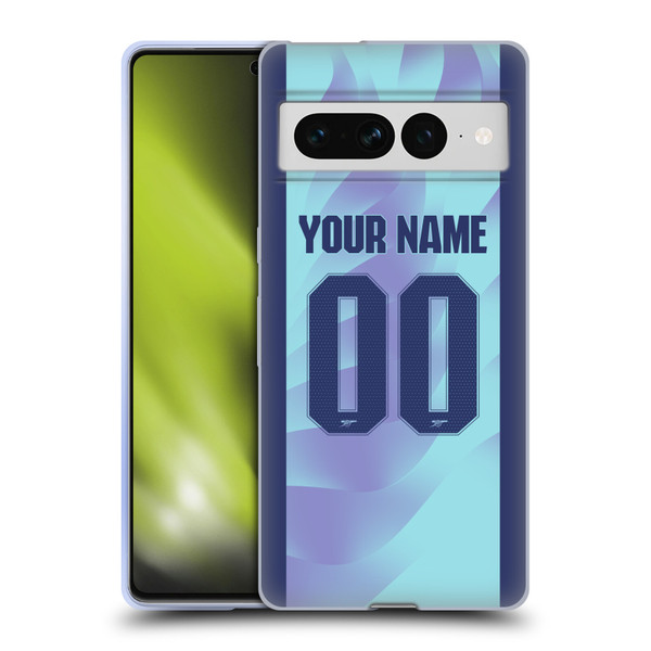 Custom Customised Personalised Arsenal FC 2024/25 Kit Third Soft Gel Case for Google Pixel 7 Pro