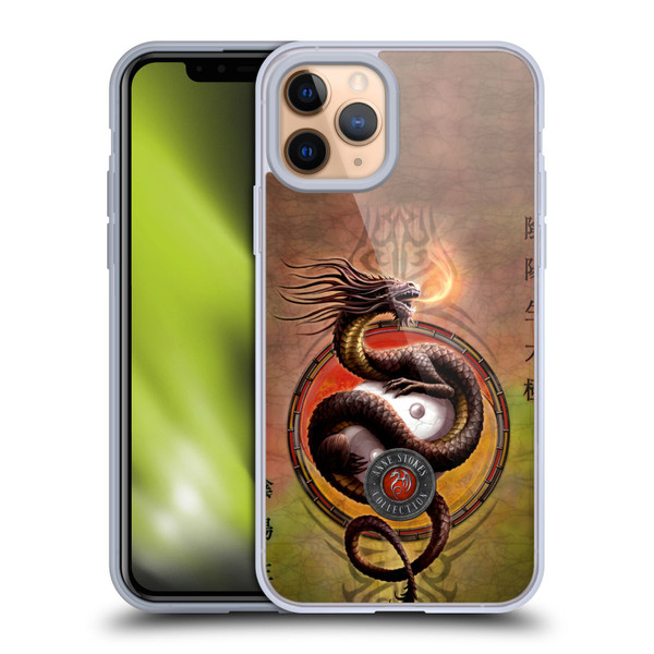 Anne Stokes Dragons Yin Yang Protector Soft Gel Case for Apple iPhone 11 Pro