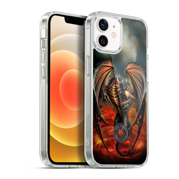 Anne Stokes Dragons Lava Soft Gel Case for Apple iPhone 12 / iPhone 12 Pro & MagSafe
