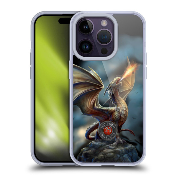 Anne Stokes Dragons Noble Soft Gel Case for Apple iPhone 14 Pro