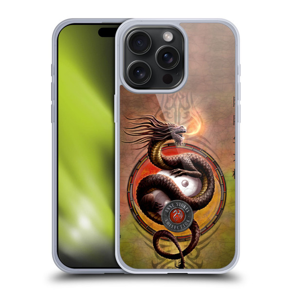 Anne Stokes Dragons Yin Yang Protector Soft Gel Case for Apple iPhone 15 Pro Max