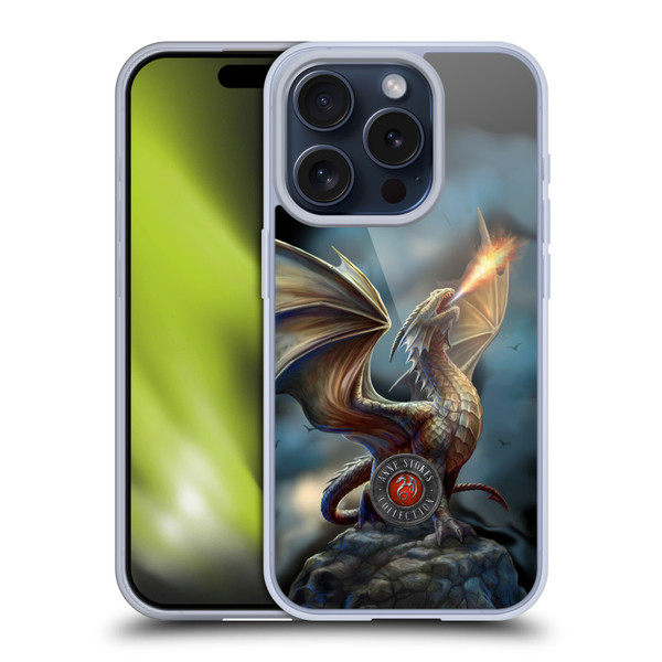 Anne Stokes Dragons Noble Soft Gel Case for Apple iPhone 15 Pro