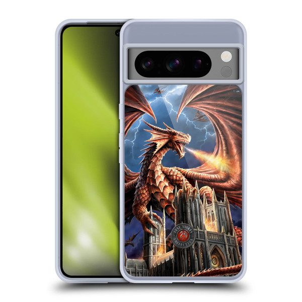 Anne Stokes Dragons Fury Soft Gel Case for Google Pixel 8 Pro
