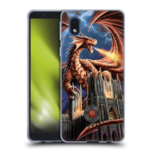 Anne Stokes Dragons Fury Soft Gel Case for Samsung Galaxy A01 Core (2020)