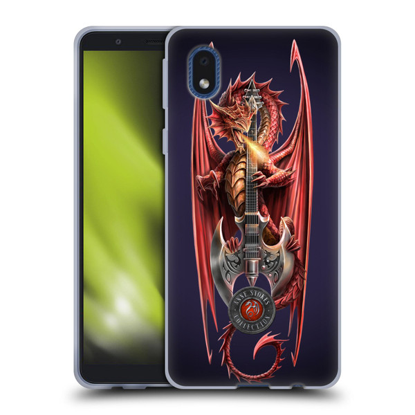 Anne Stokes Dragons Power Chord Soft Gel Case for Samsung Galaxy A01 Core (2020)