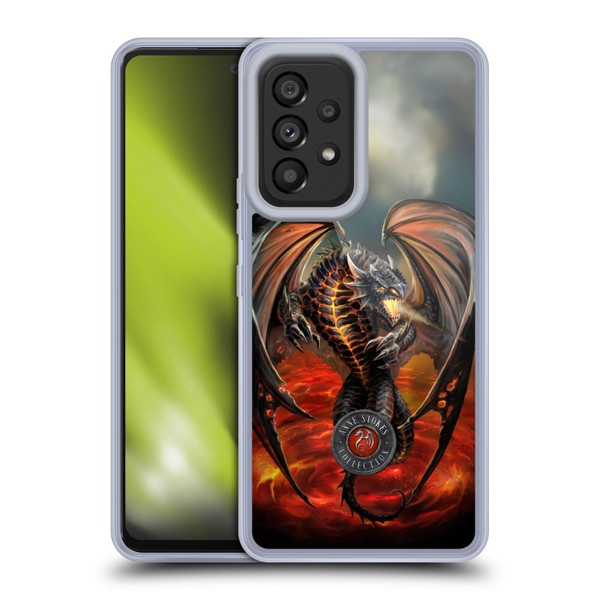Anne Stokes Dragons Lava Soft Gel Case for Samsung Galaxy A53 5G (2022)