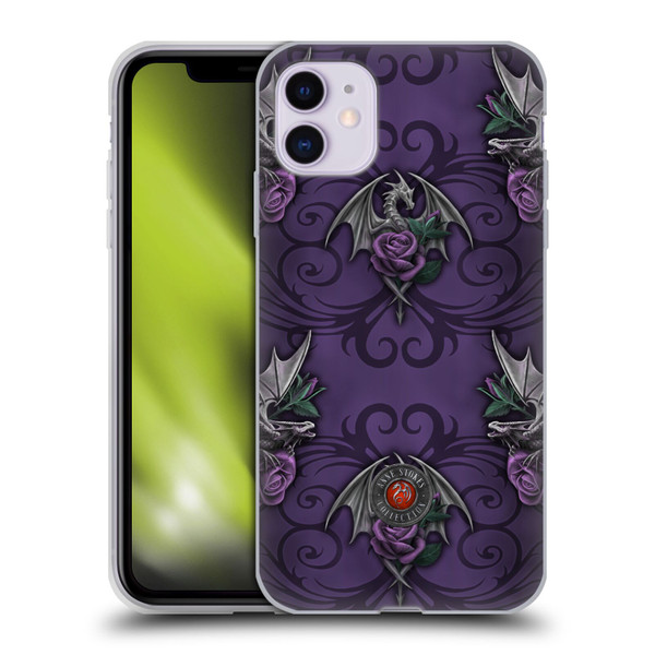 Anne Stokes Dragons 3 Pattern Soft Gel Case for Apple iPhone 11