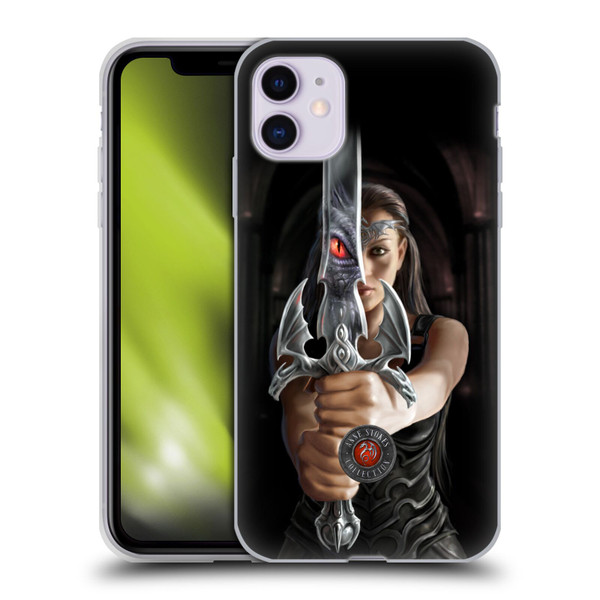 Anne Stokes Dragons 3 Reflection Soft Gel Case for Apple iPhone 11