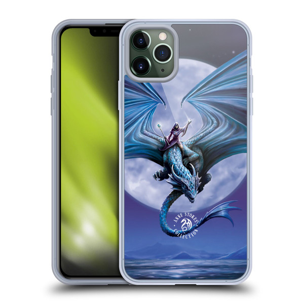 Anne Stokes Dragons 3 Moonstone Soft Gel Case for Apple iPhone 11 Pro Max